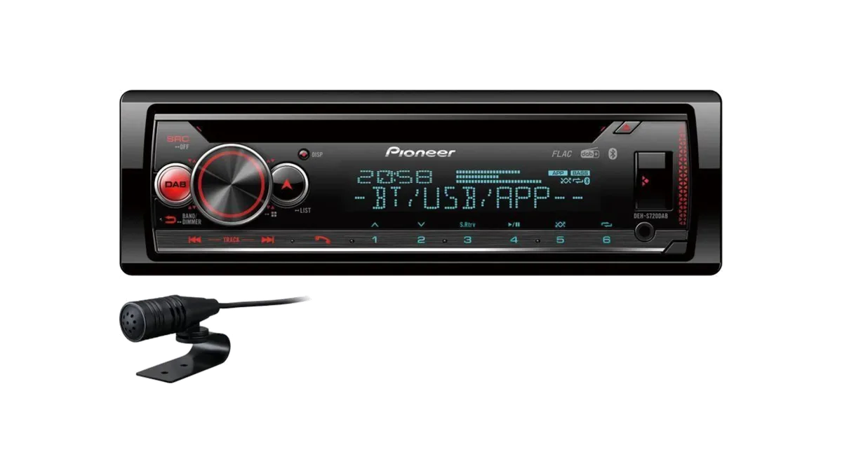 Pioneer DEH-S720DAB – sprednji pogled
