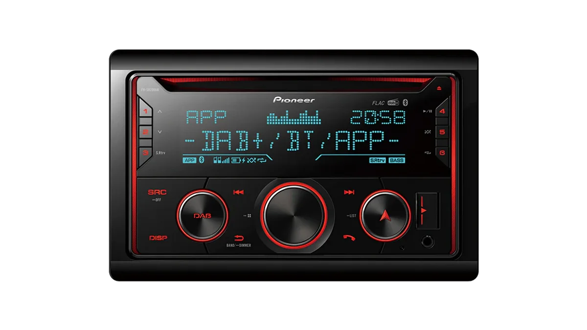 Pioneer FH-S820DAB – sprednji pogled