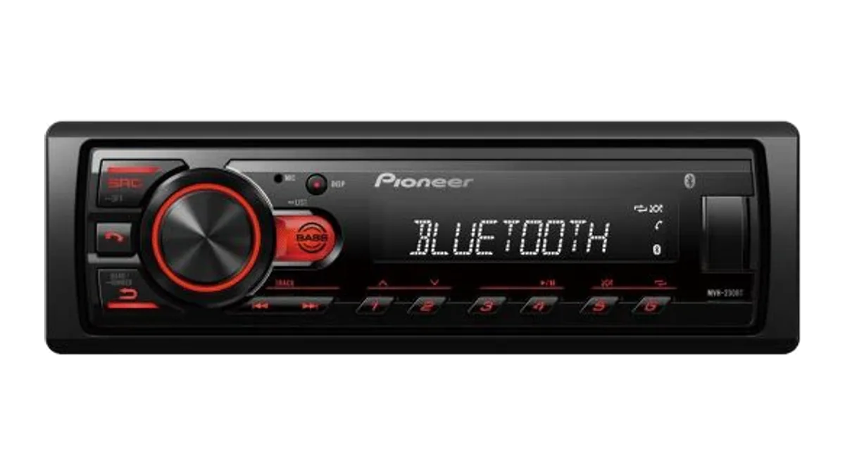 Pioneer MVH-230BT – sprednji pogled