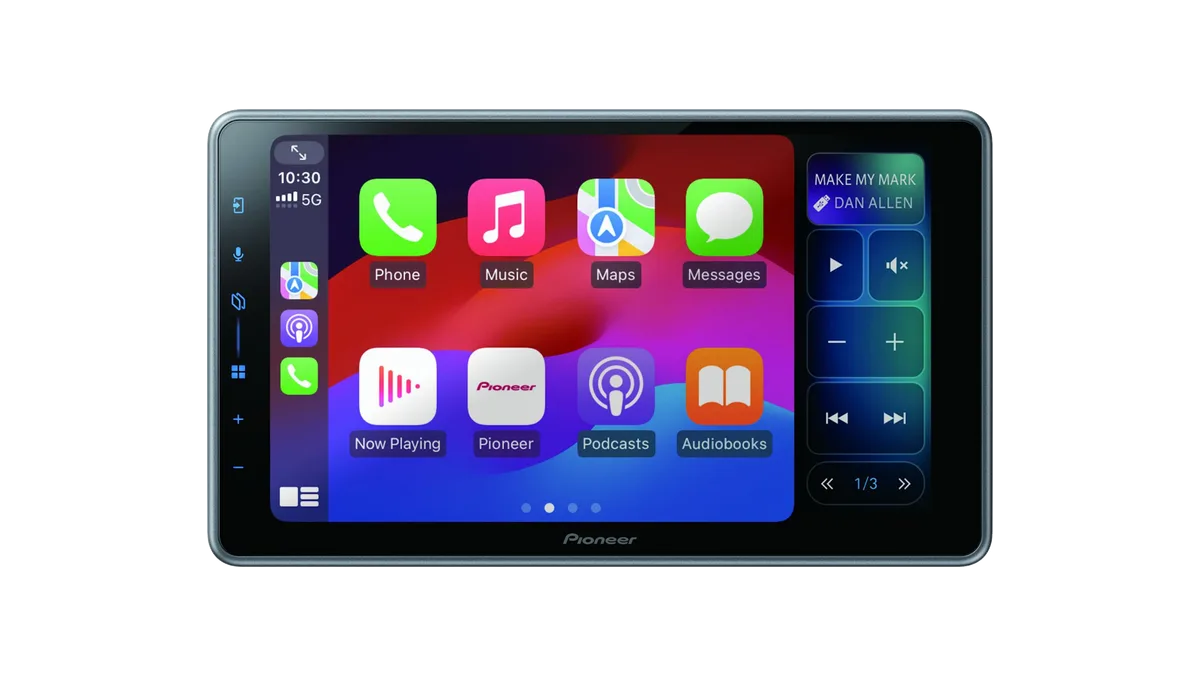 Pioneer SPH-DA97DAB-UNI – sprednji pogled